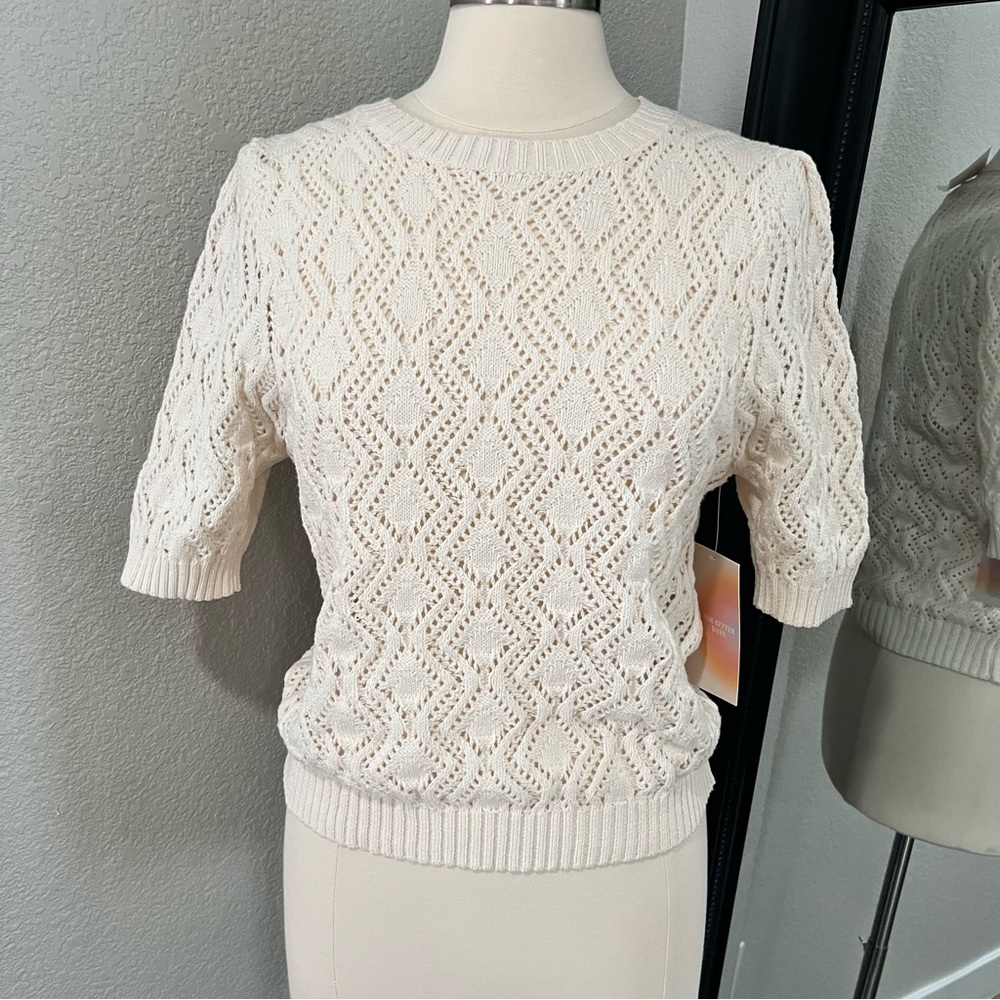 Cream Knit Sweater